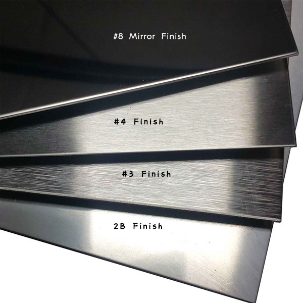 เหล็กกล้าไร้สนิม 8k 201 แผ่น SUS AISI 304 316L 310S 430 410S 3Cr12 420 2B No.1